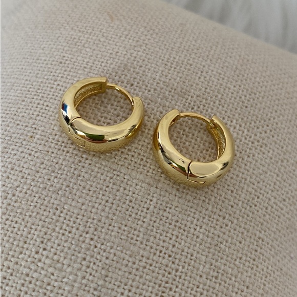 Jewelry - Elegant Gold Hoop Earrings